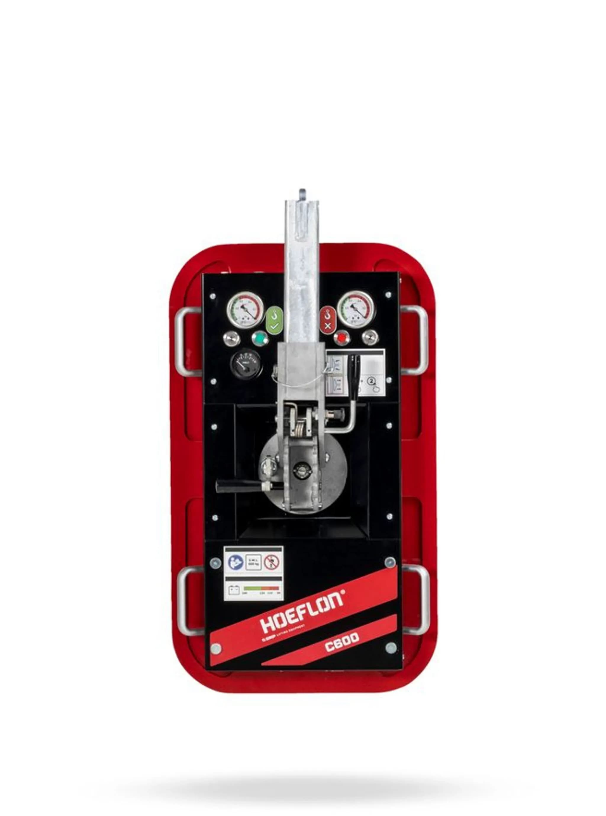 Hoeflon C600 Steuereinheit mit Hydrauliksystem.