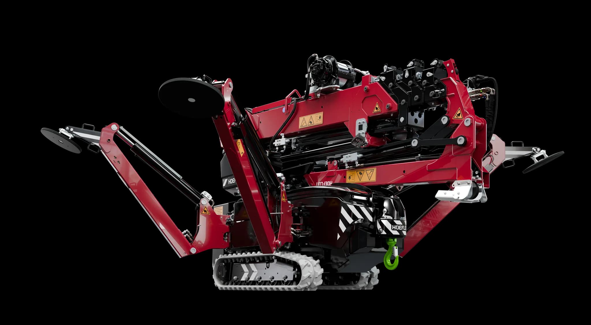 C6e mit ausfahrbaren Stützfüßen