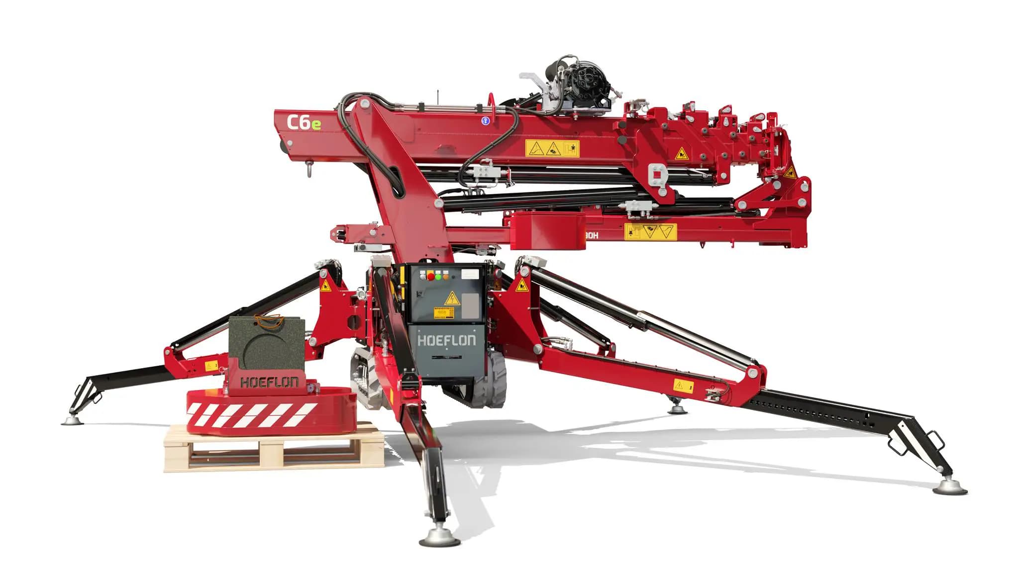 Bild des Hoeflon C6e mit abnehmbarem Gegengewicht.