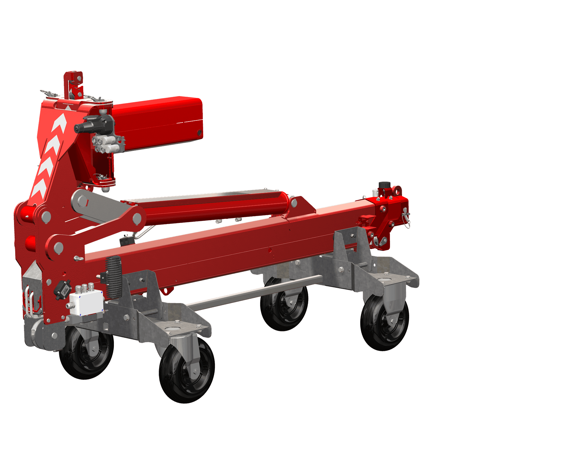 Eingefahrener Jib-Transporter