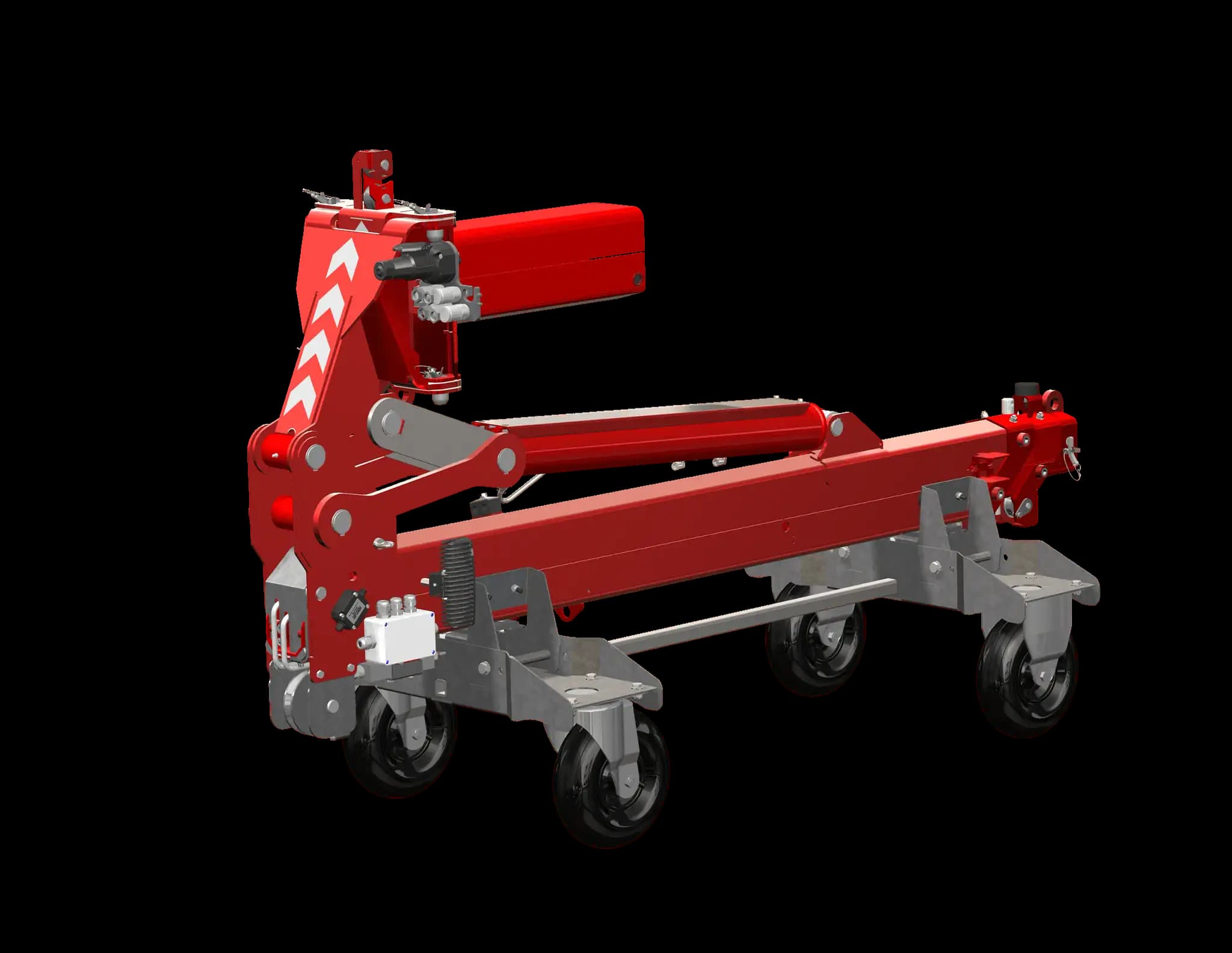 Eingefahrener Jib-Transporter