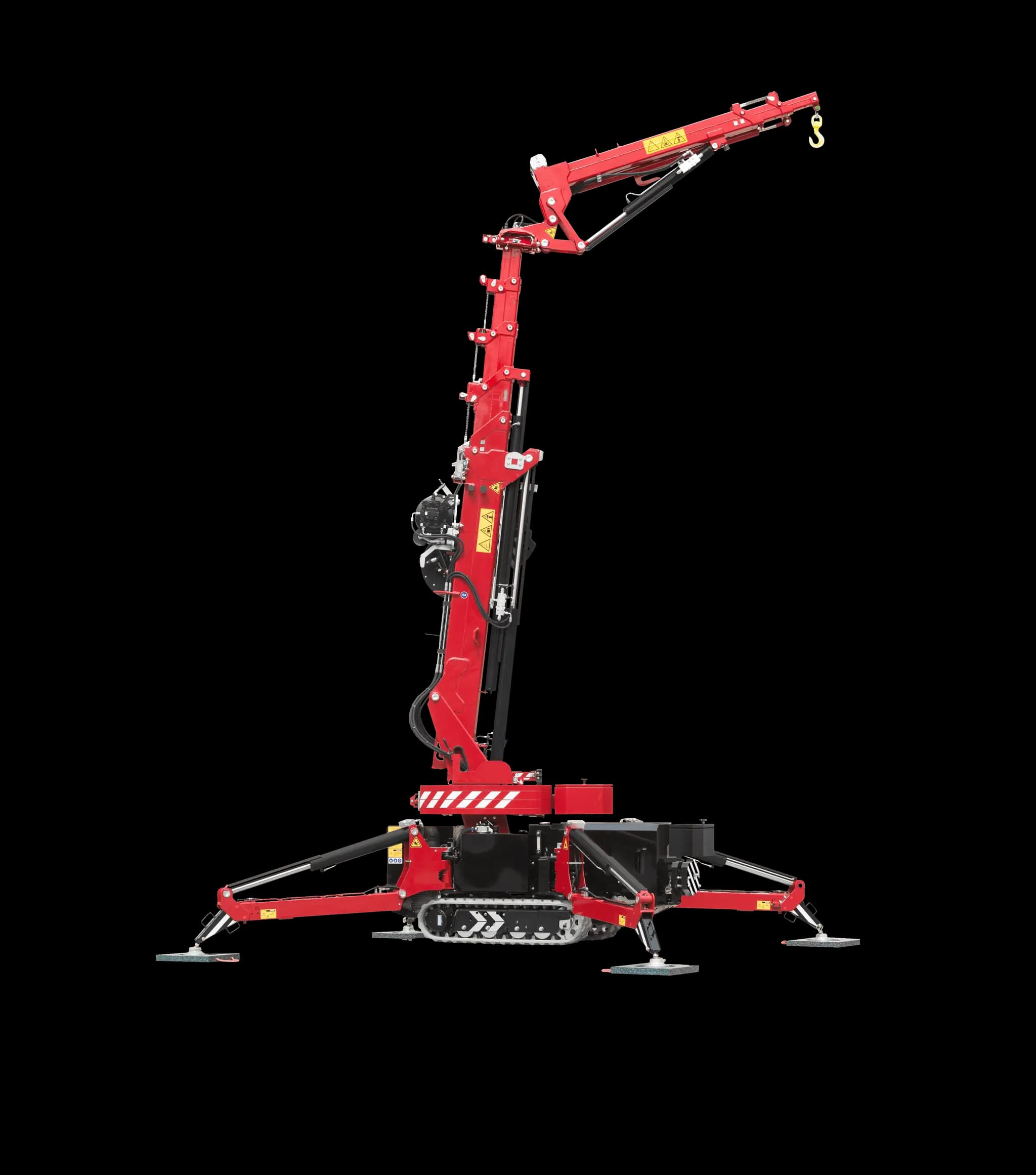 Hoeflon C6e in aufrechter Position.